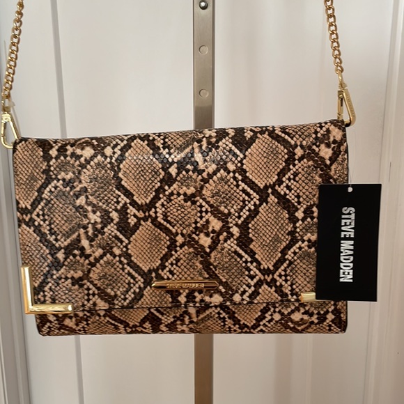 NWT Steve Madden Snakeprint Clutch (BShannon) - Picture 3 of 7